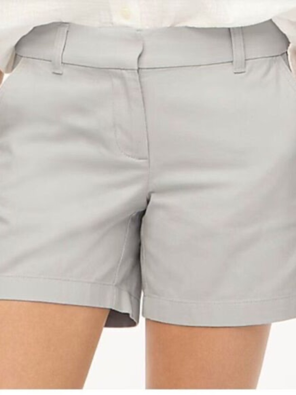 J.Crew Factory 5” Classic Chino Short Size 8 light grey/stone